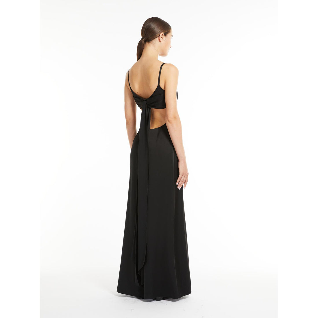 abito lungo in envers satin DEDE 015 MAXMARA 