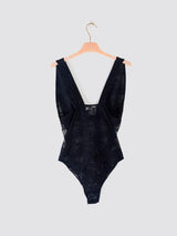 VICOLO body in pizzo Nero