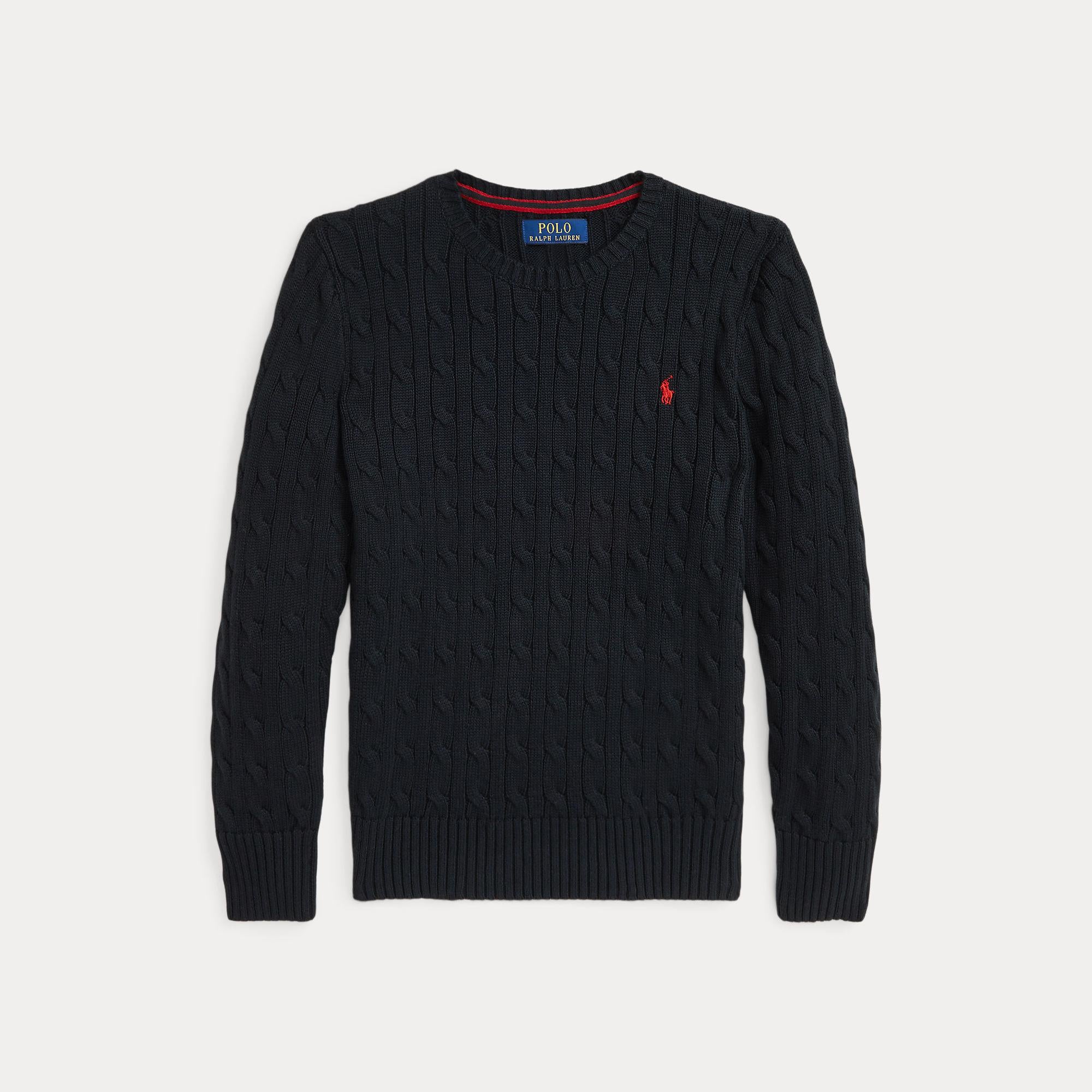 maglione a trecce 323702674061 BLACK RALPH LAUREN POLO 