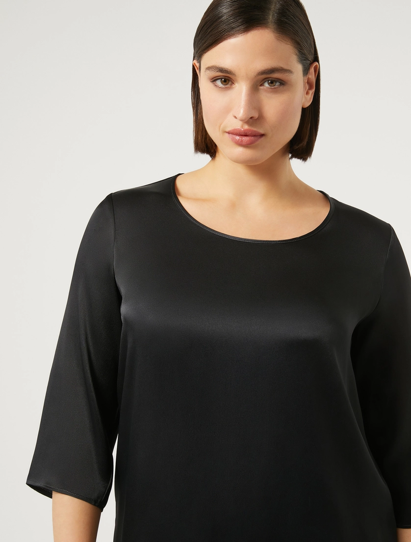 blusa in satin BAMBUS 005 MARINA RINALDI 