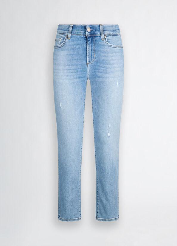 Jeans slim fit con strass UA5066DS615 78848 liU JO 