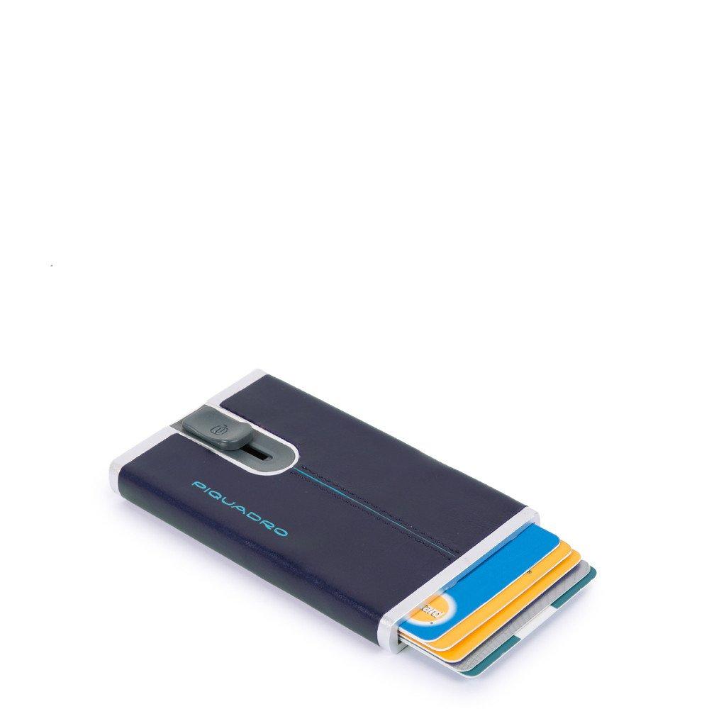 portacarte slyding sistem PP4825B2R BLU2 PIQUADRO 