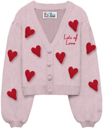 cardigan cuori LYZA SOFT 00731E MC2 SAINT BARTH 