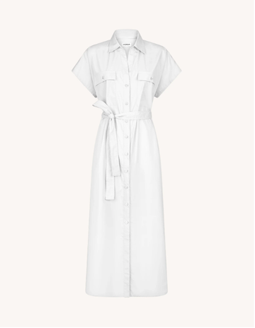 abito longuette con spacco DA430PF0010DXXX 000 DONDUP 