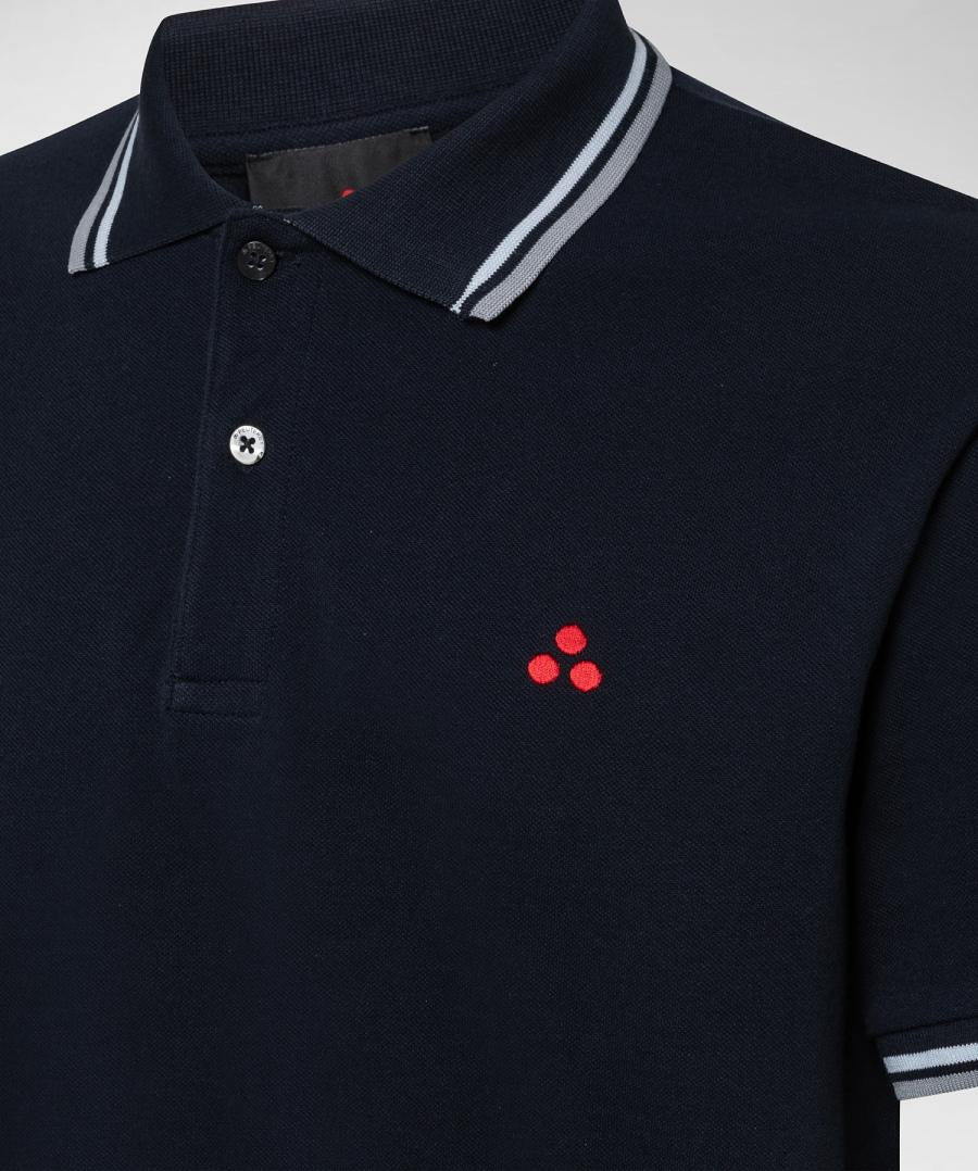 POLO STRETCH CON LOGO PEU3522 99011991 215 PeUTEREY 