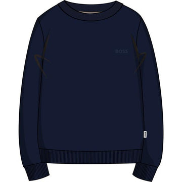 Felpa con logo petto J52348 849 BOSS 