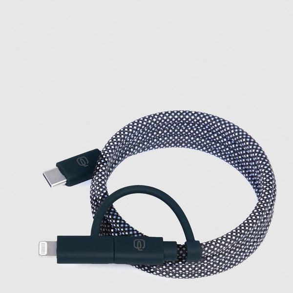 cavo di ricarica magnetico type c AC6715BM GR PIQUADRO 