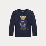 RALPH LAUREN POLO Maglione Teddy bear Blu