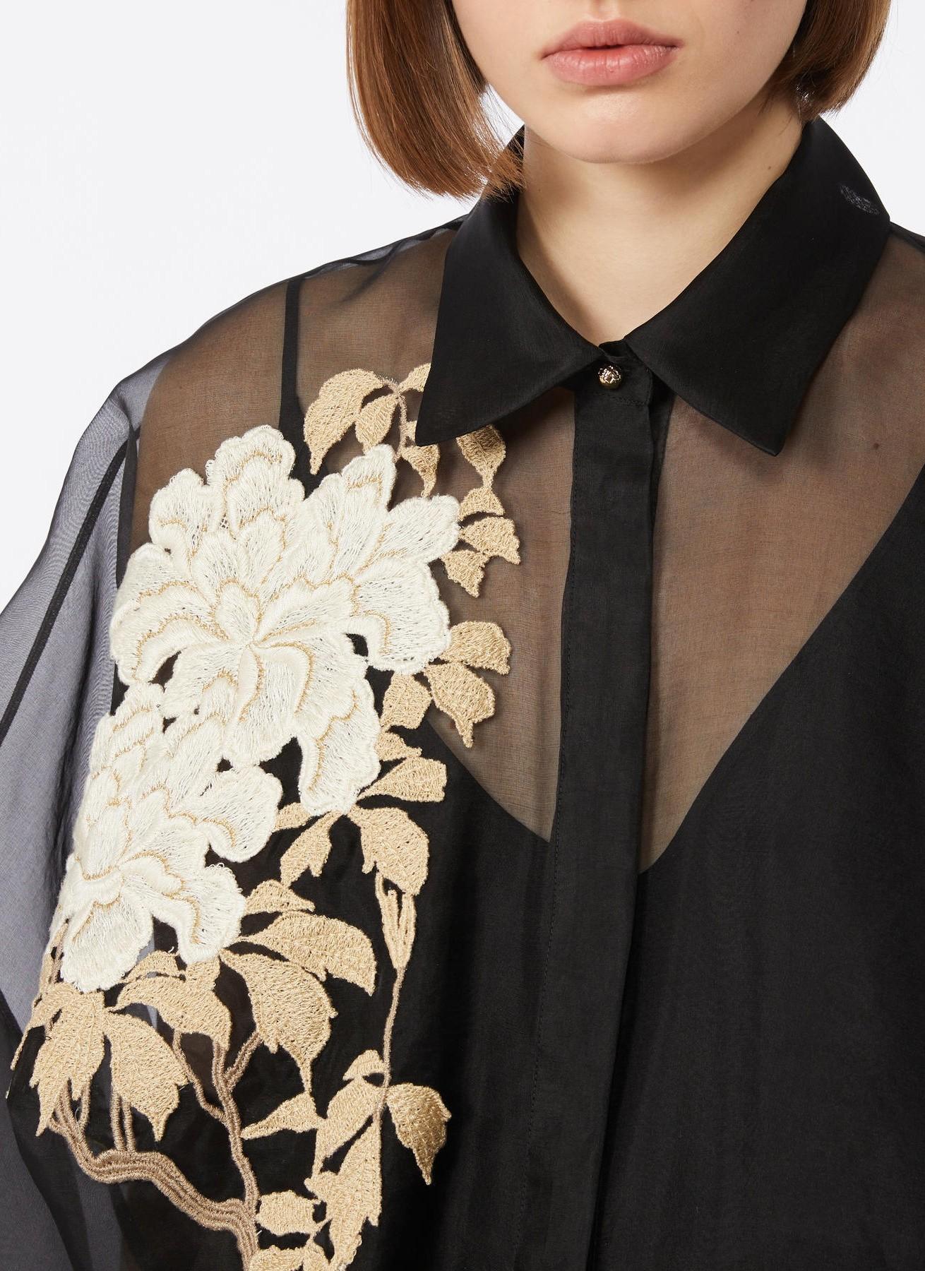 camicia sartoriale con ricamo MSELIBBRA 002 MAXMARA STUDIO ELEGANTE 