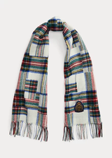 LAUREN RALPH LAUREN sciarpa motivo scozzese Bianco