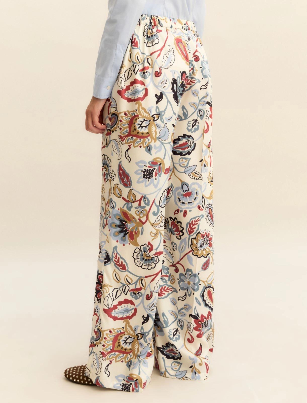 pantalone in twill stampato EMMBAOBAB 001 EMME MARELLA 