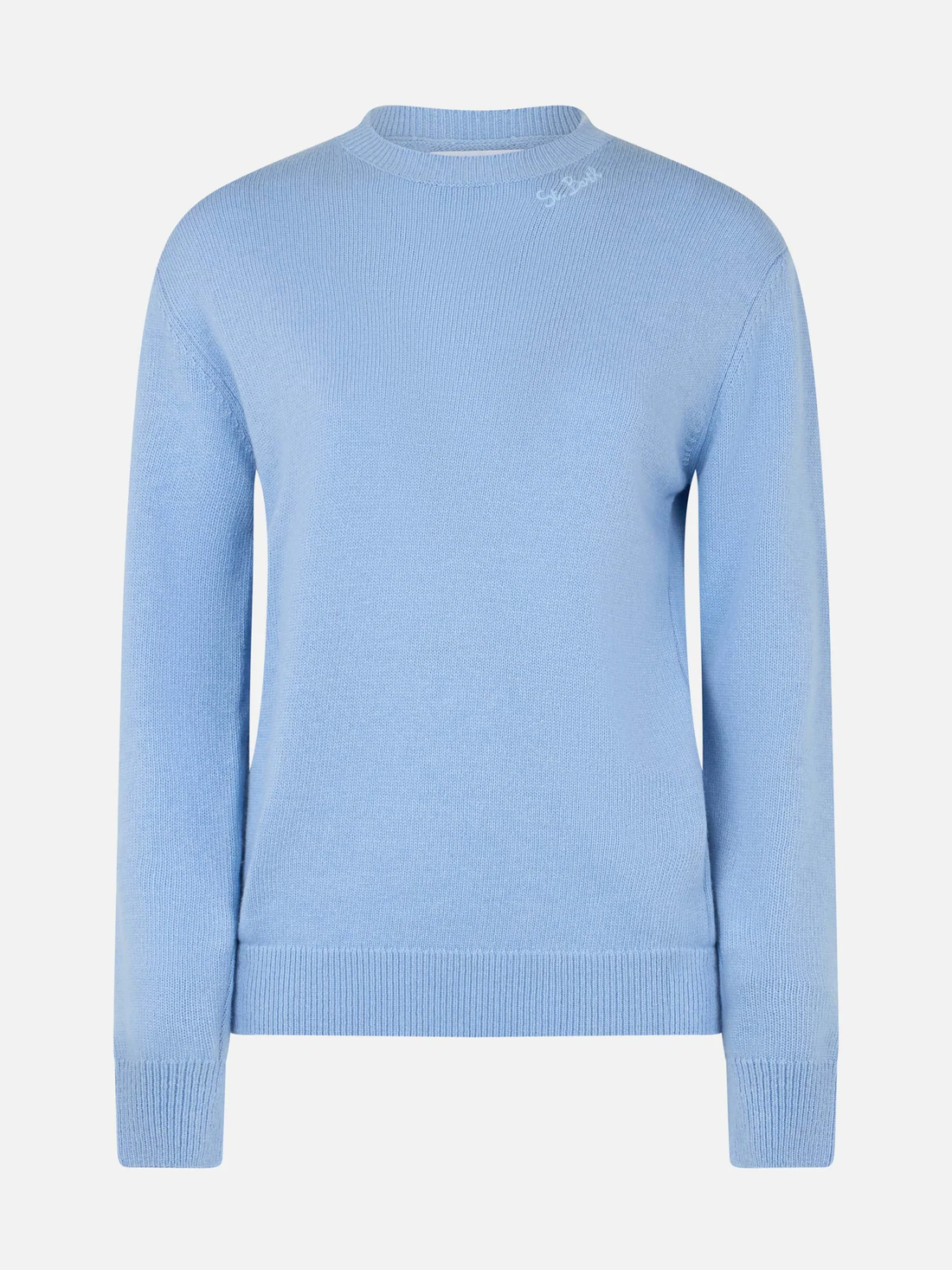 maglione con ricamo collo SORBONNE 00325G MC2 SAINT BARTH 