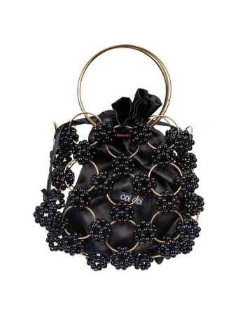 borsa mini gioiello MOROSITA 710S6 NERO-ORO ODI' ODI' 
