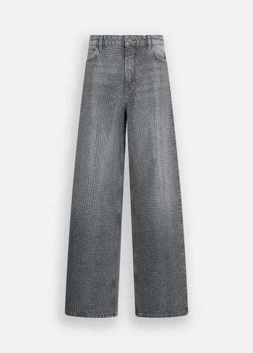 jeans con borchie UF5095D5020 88281 LIU JO DENIM 