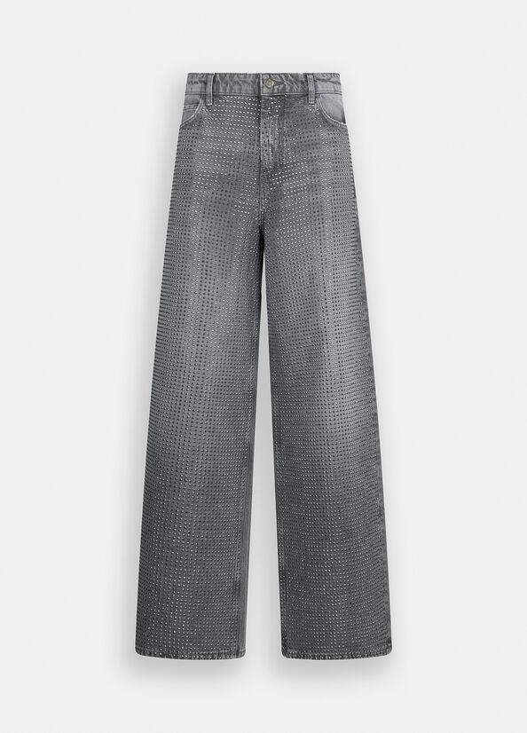 jeans con borchie UF5095D5020 88281 LIU JO DENIM 