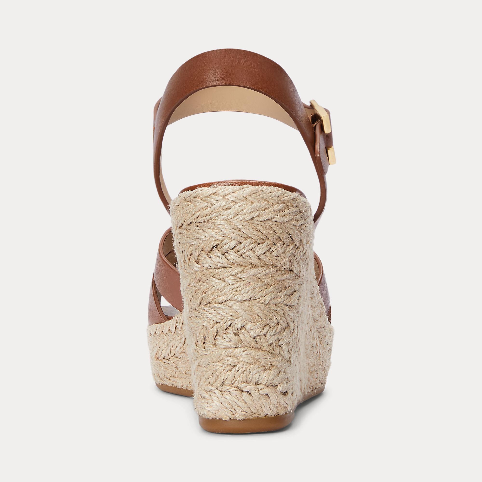 sandalo in pelle di vitello 802-953961 001 LAUREN RALPH LAUREN 