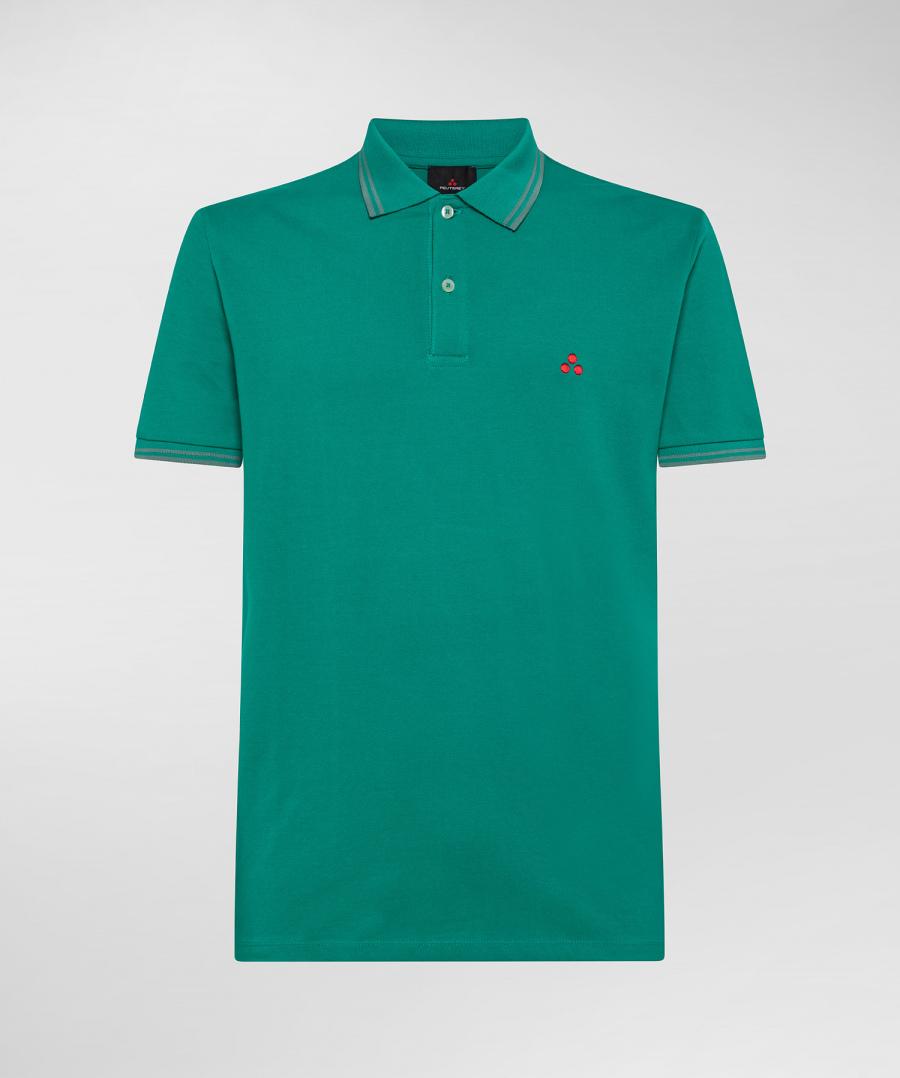 POLO STRETCH CON LOGO PEU3522 99011991 628 PeUTEREY 