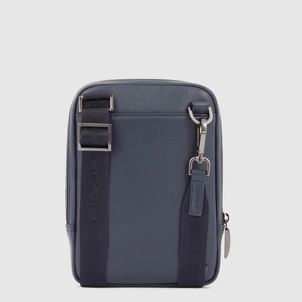 borsello in pelle mos CA3084MOS BLU PIQUADRO 