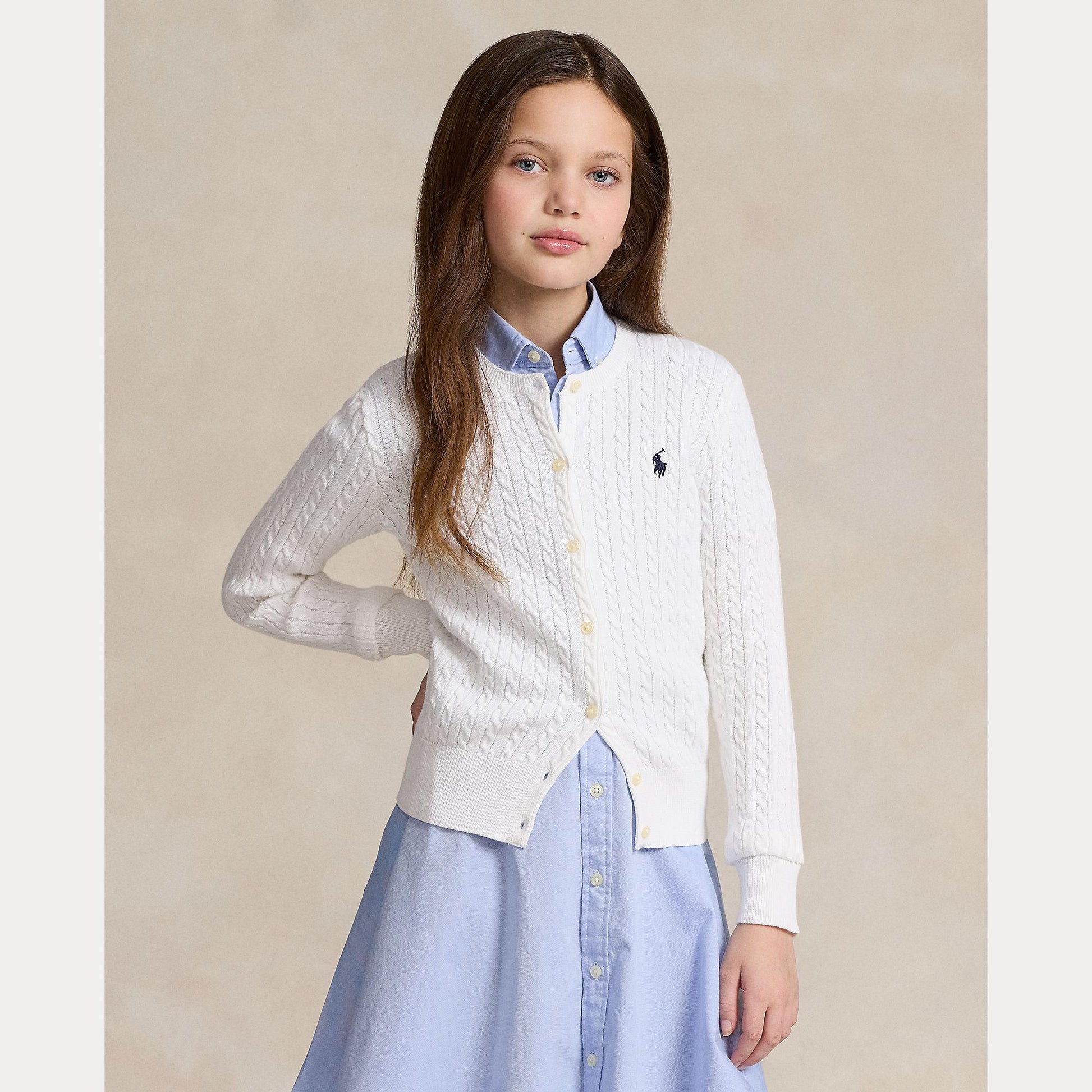 cardigan mini trecce 313-543047 064 RALPH LAUREN POLO 