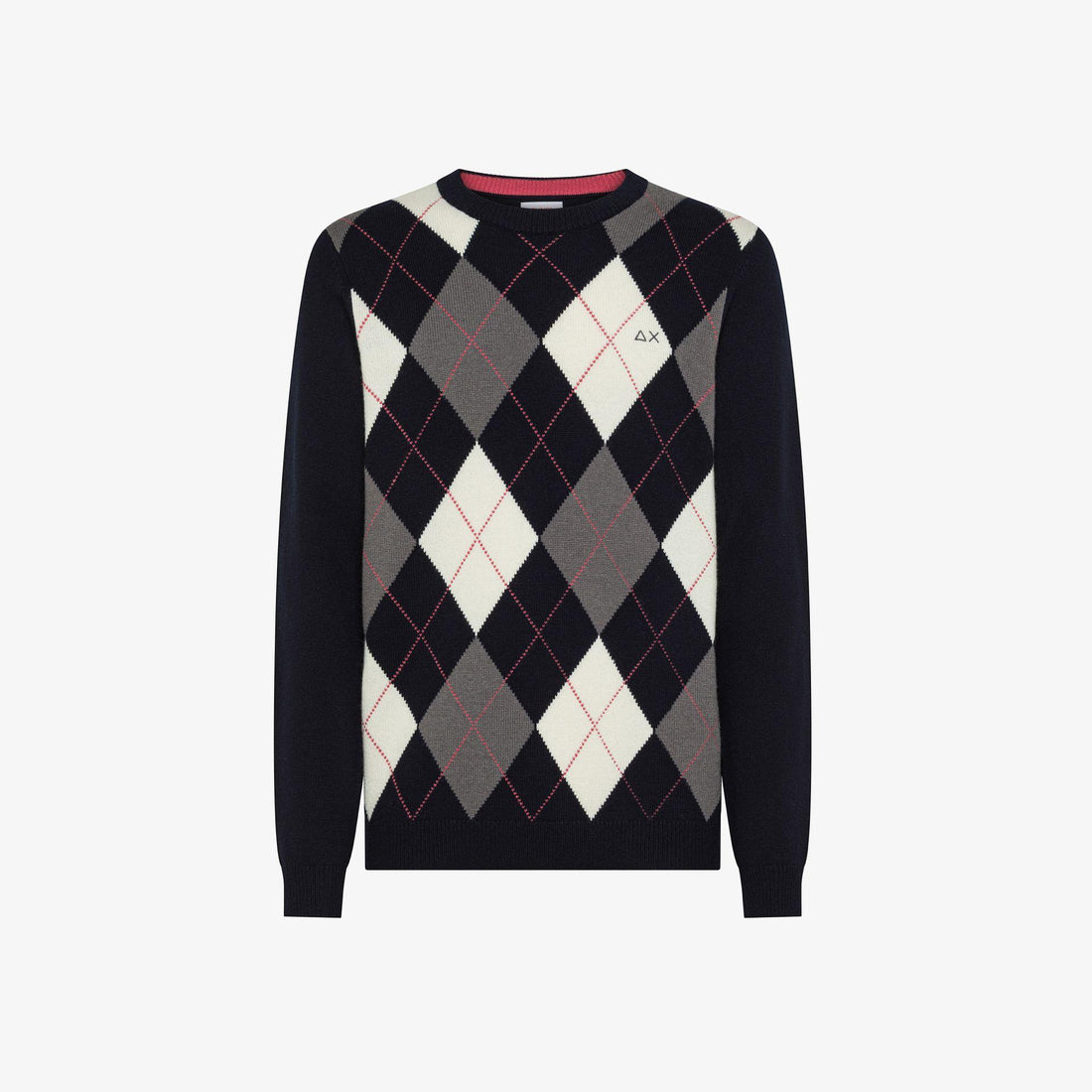 maglione a rombi K45160 0747 SUN68 