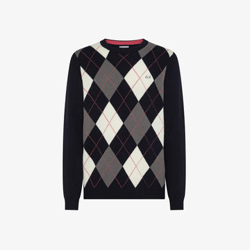 maglione a rombi K45160 0747 SUN68 