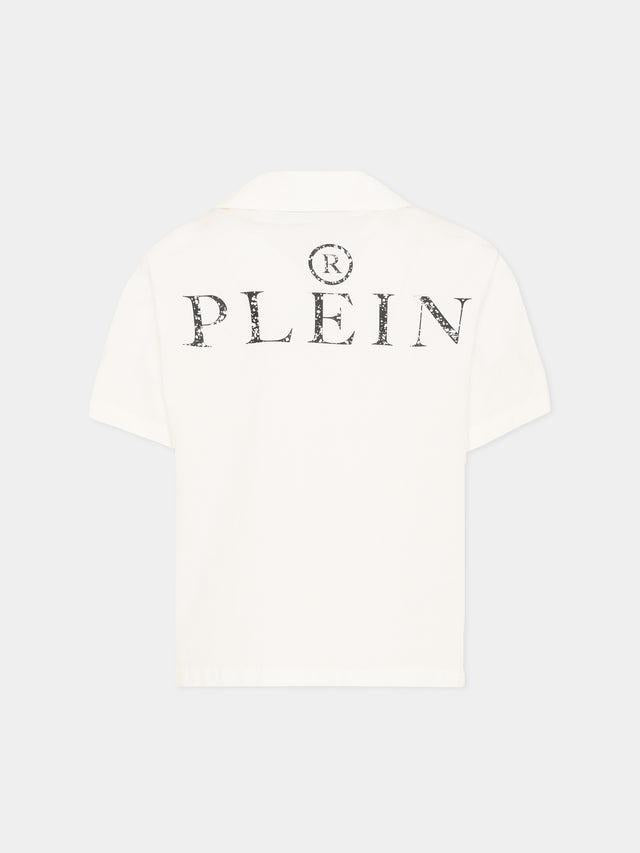 Camicia maniche corte con teschio S6PHJBSI253 002 PHILIPP PLEIN 