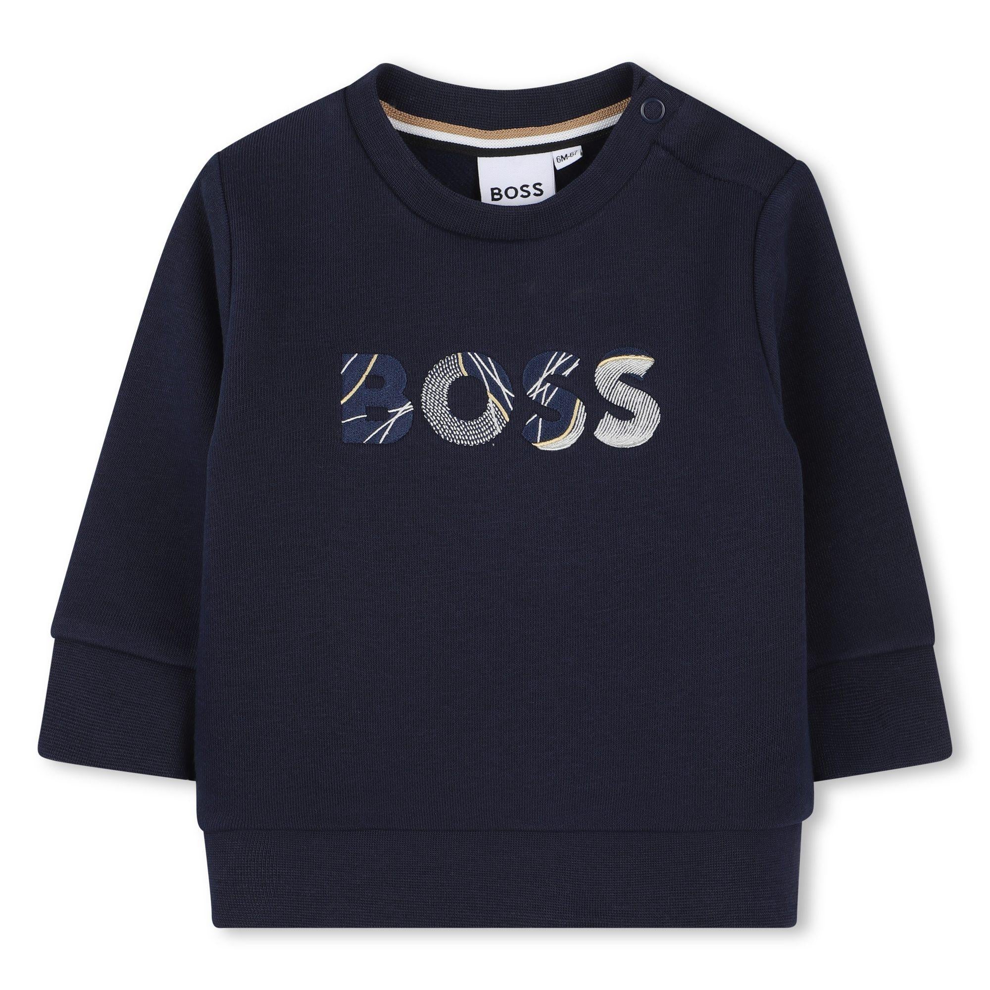 felpa con logo J52457 849 BOSS 