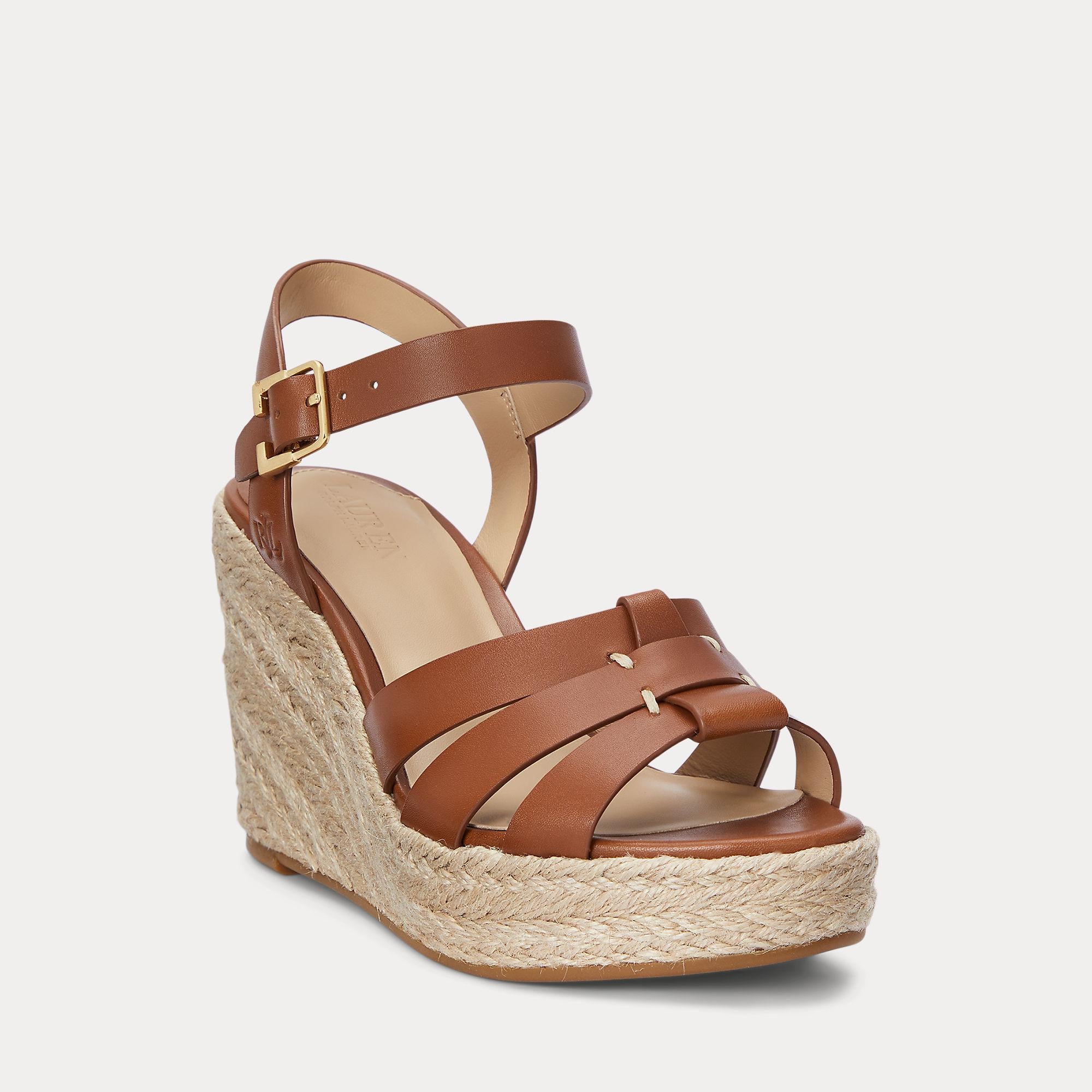 sandalo in pelle di vitello 802-953961 001 LAUREN RALPH LAUREN 