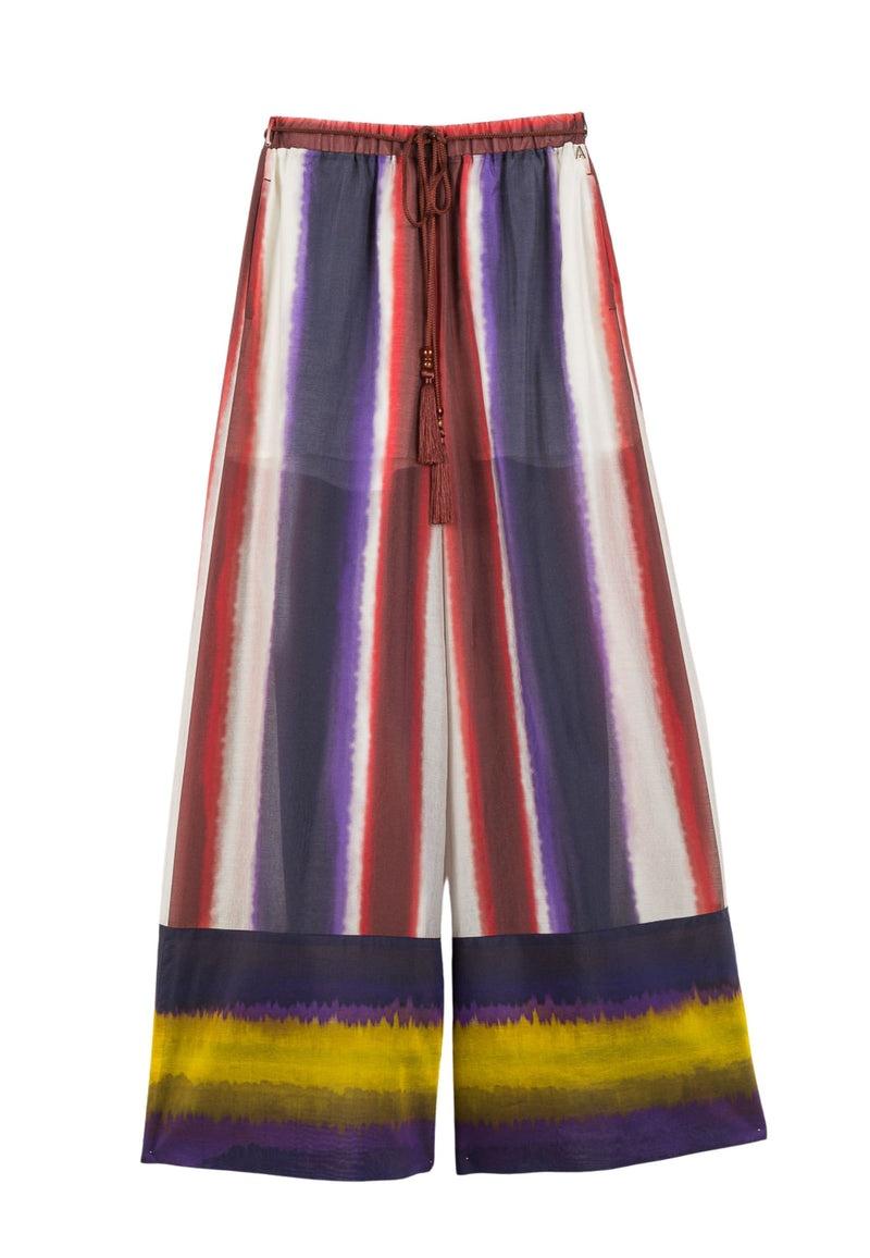 pantalone ampio multicolor 261AT2061 13458 TWINSET ACTITUDE 
