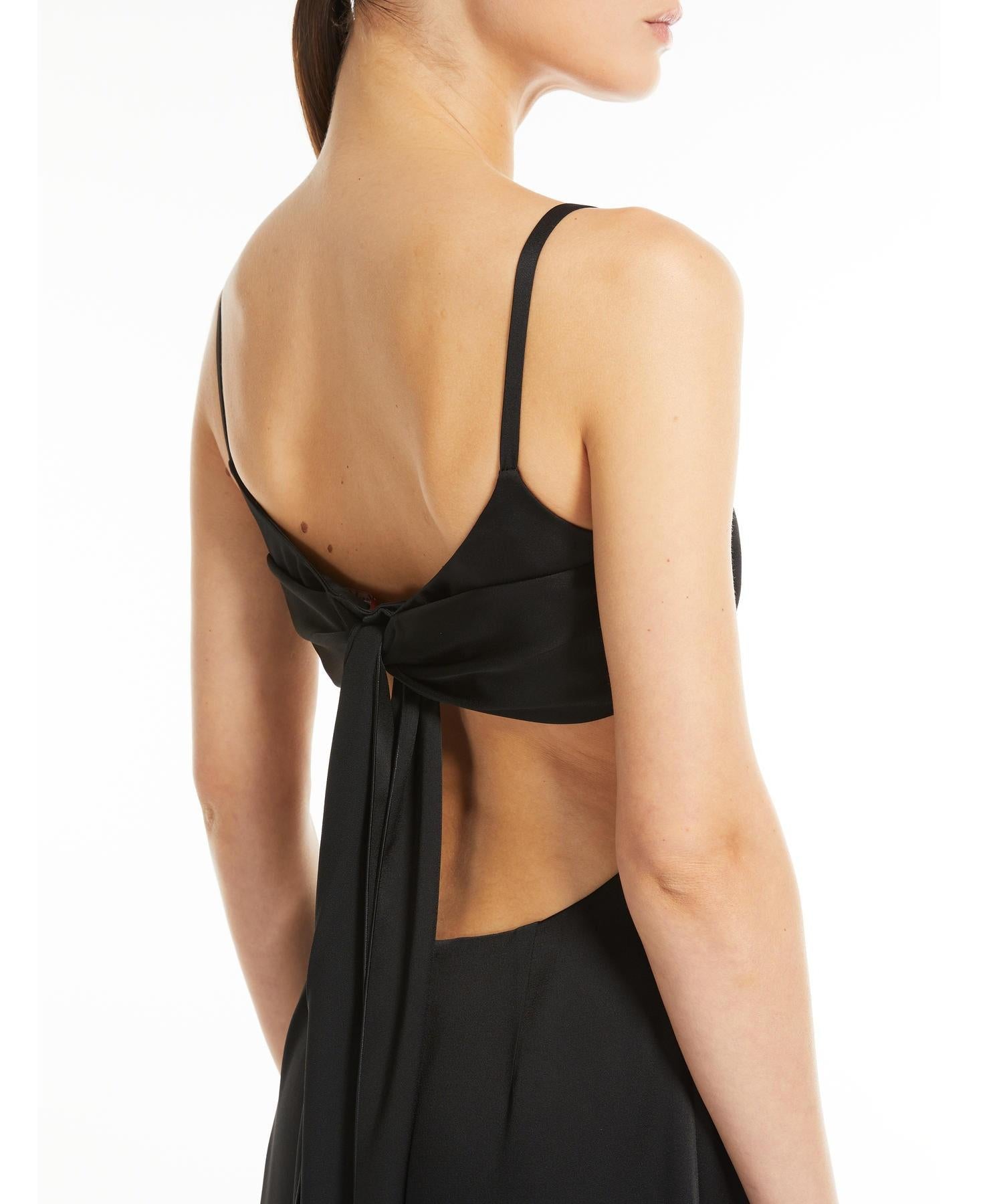 abito lungo in envers satin DEDE 015 MAXMARA 