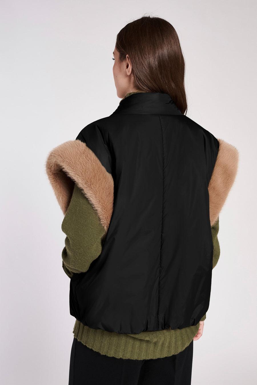 bomber smanicato in ecovisone LOFE16 10 CARLAG 