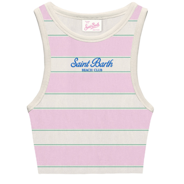 top in maglia a coste blue jr BLUE JR 01906 MC2 SAINT BARTH 