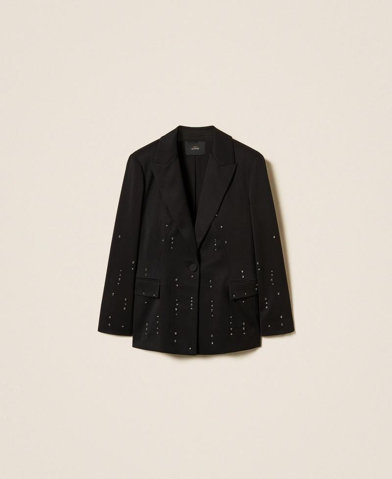 blazer con ricamo a mano 252AT2010 00006 TWINSET ACTITUDE 