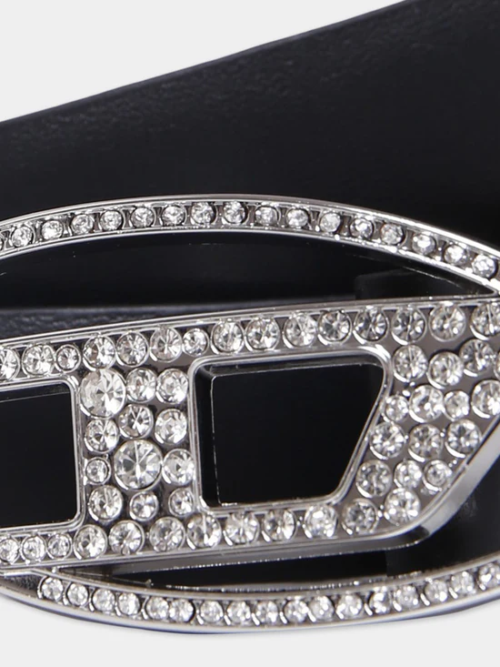 cintura con dettaglio logo strass J02524 KXBLR K900 DIESEL 