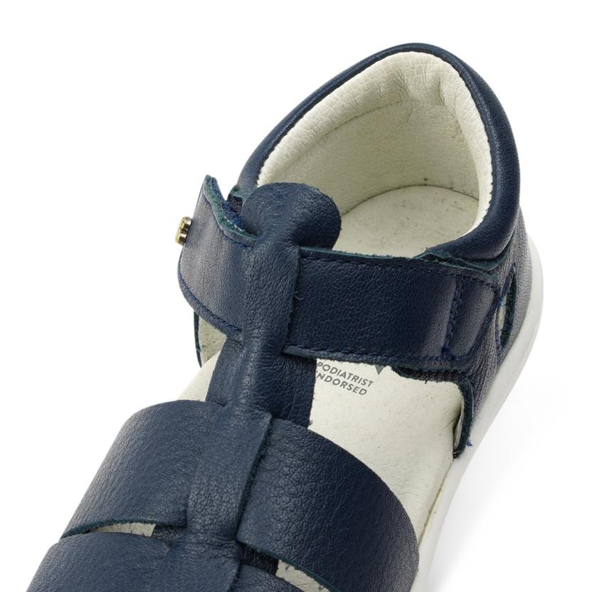 Sandalo in pelle liscia BQ10043DBYLE NAVY BOBUX 