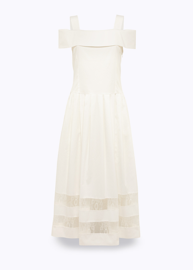 abito con inserti in pizzo RA6154T544A 11111 Blugirl 