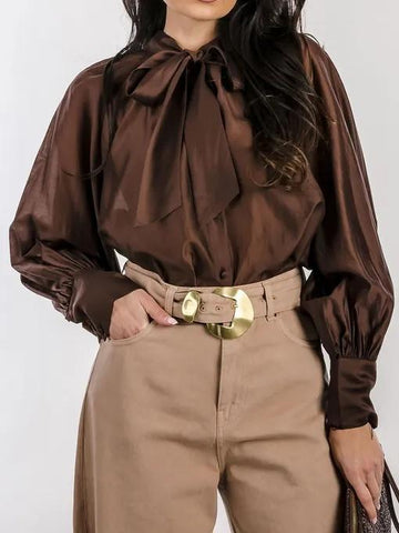 camicia con fusciacca 261AP2180 10780 TWINSET ACTITUDE 