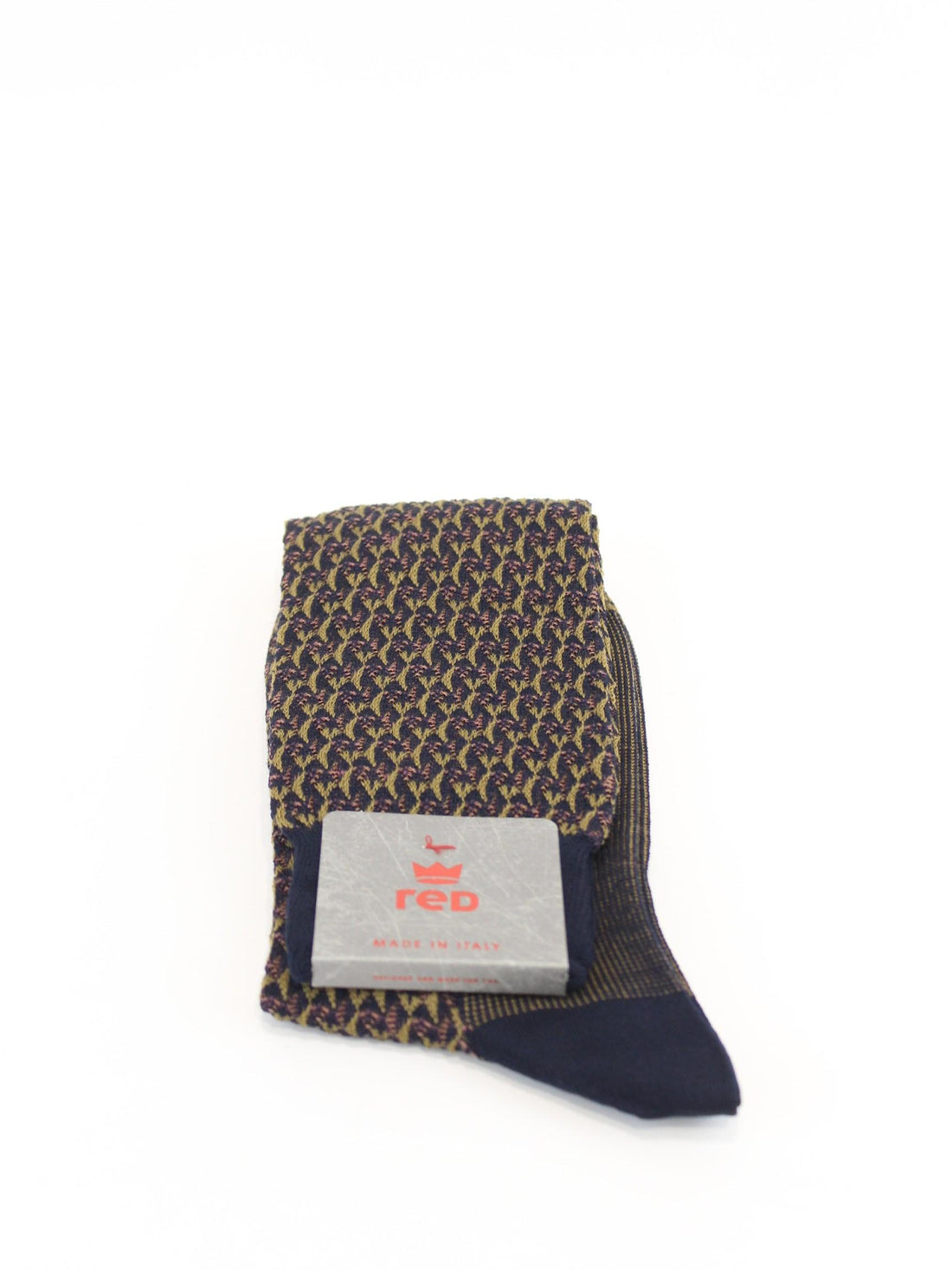 calze lunghe in lana 63328G V0349 RED 