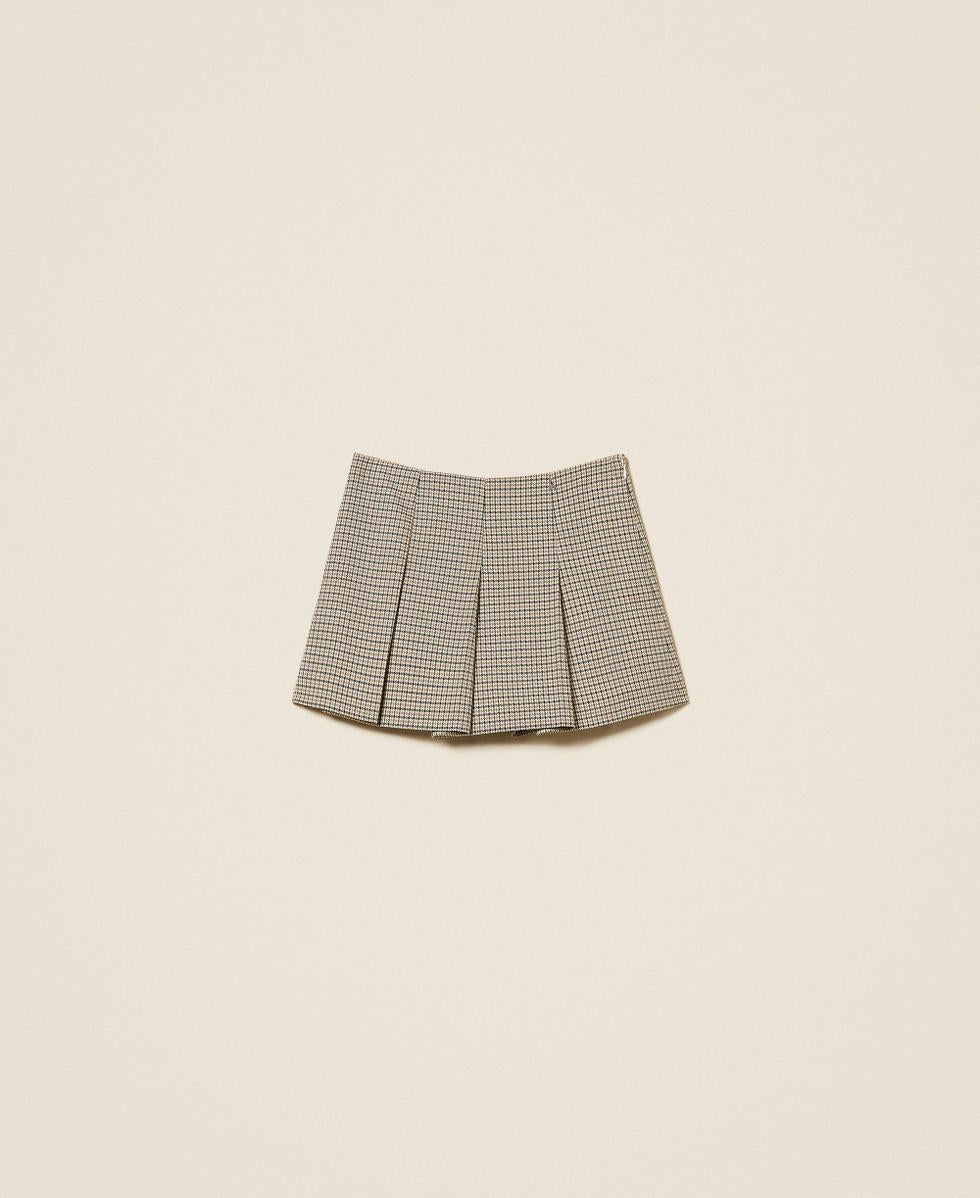 minigonna in pied de poule 252AP2245 12667 TWINSET ACTITUDE 