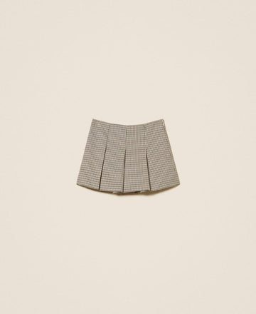 minigonna in pied de poule 252AP2245 12667 TWINSET ACTITUDE 