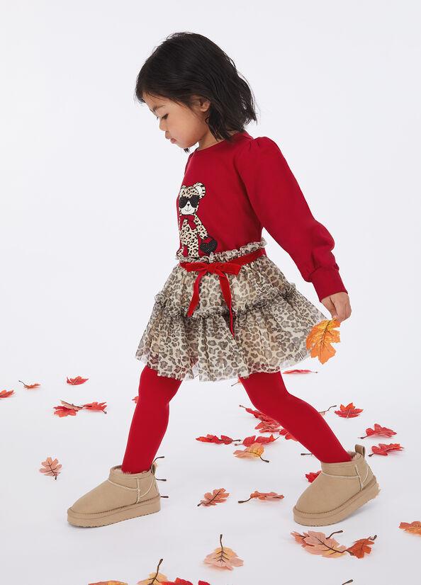 gonna in tulle animalier KF5103J6597 09155 LIU JO JUNIOR 