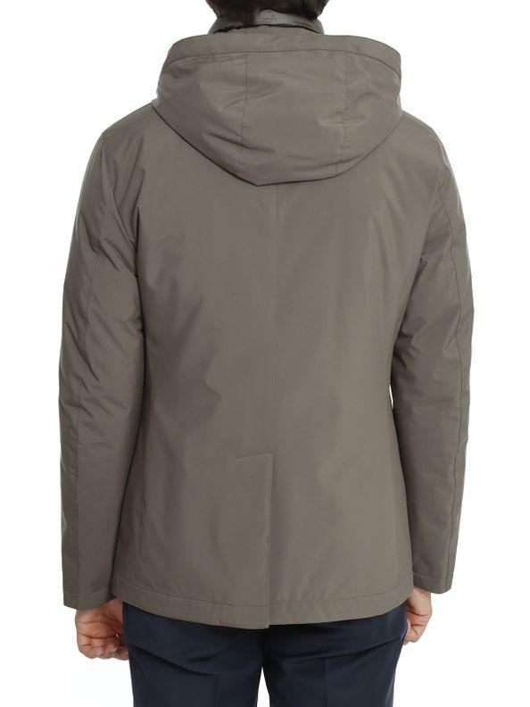 Parka con pettorina e cappuccio F09MUCX778 265-38 MONTECORE 