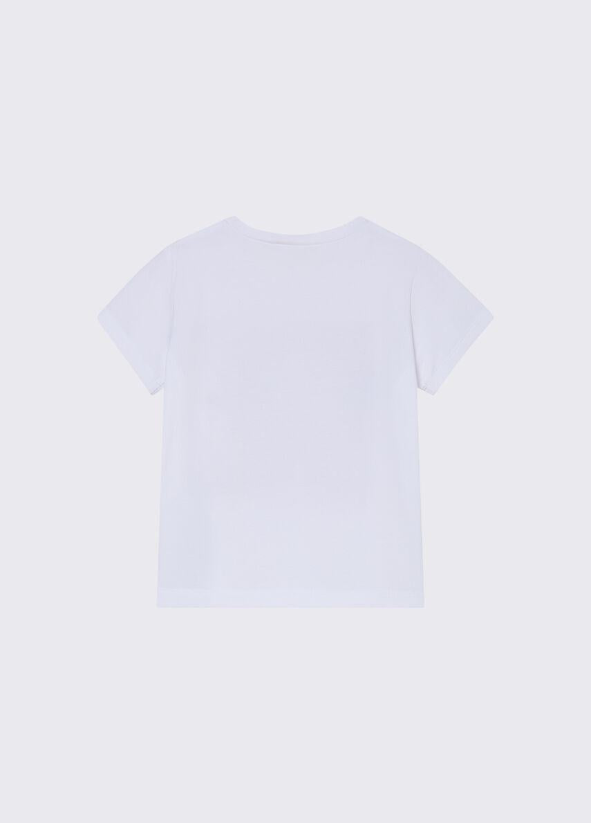 t-shirt con stampa KA6128JS003 10601 LIU JO JUNIOR 