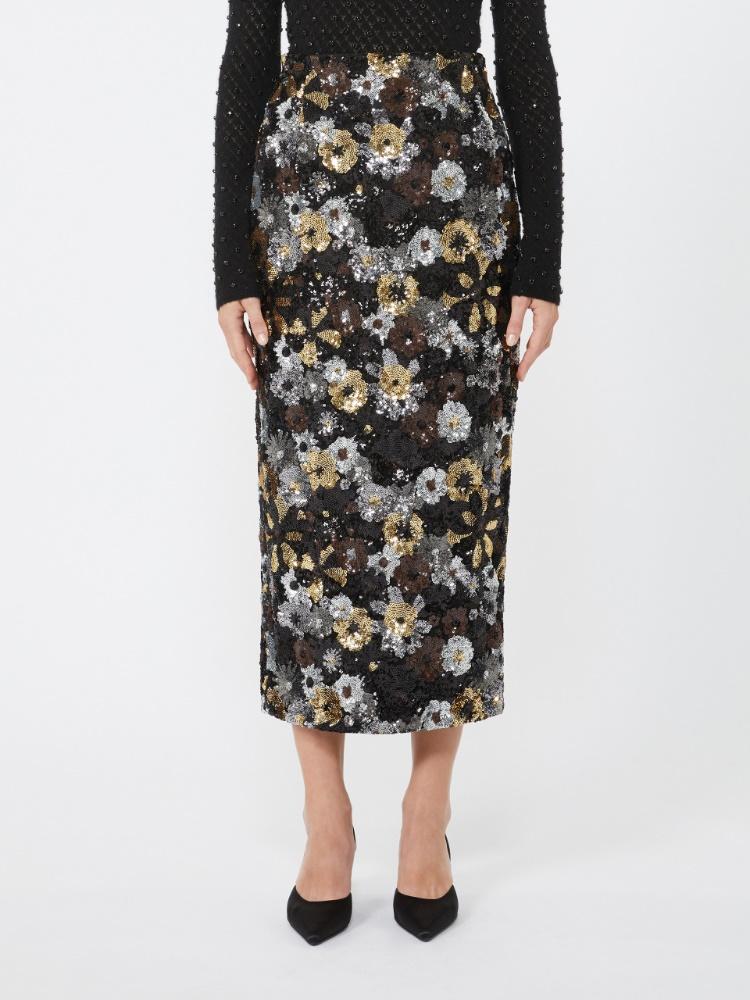 gonna tubino in tulle e pailettes DAMIANA 001 MAXMARA STUDIO 