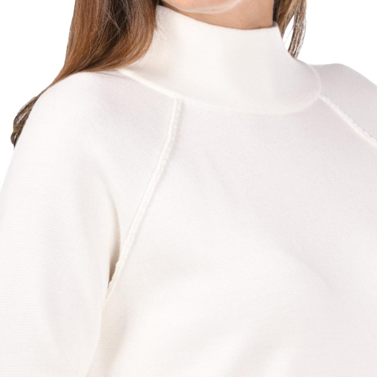 maglia a lupetto con spacchetti 57228 14228 001 GRAN SASSO 