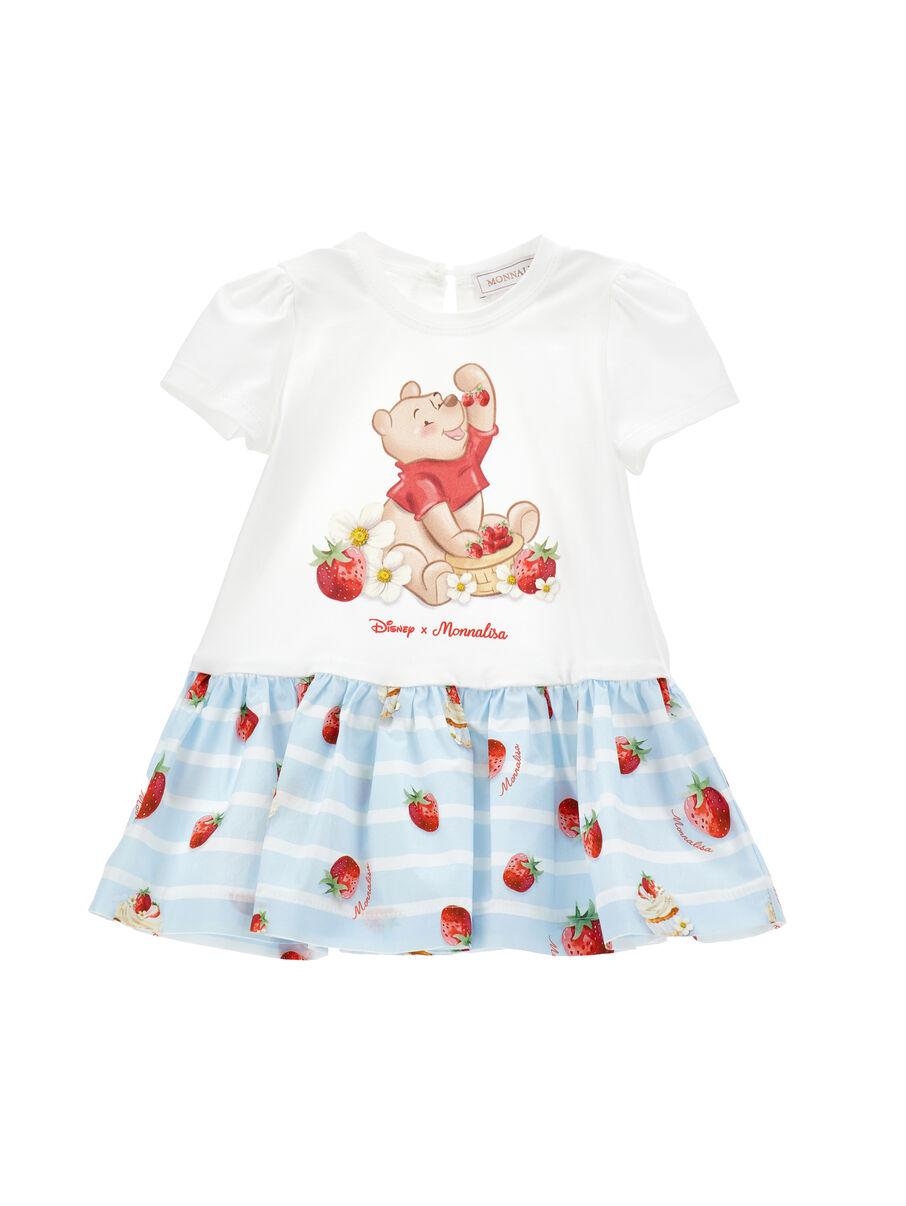 abito fragole winnie the pooh 31G916 7201 9952 MONNALISA 