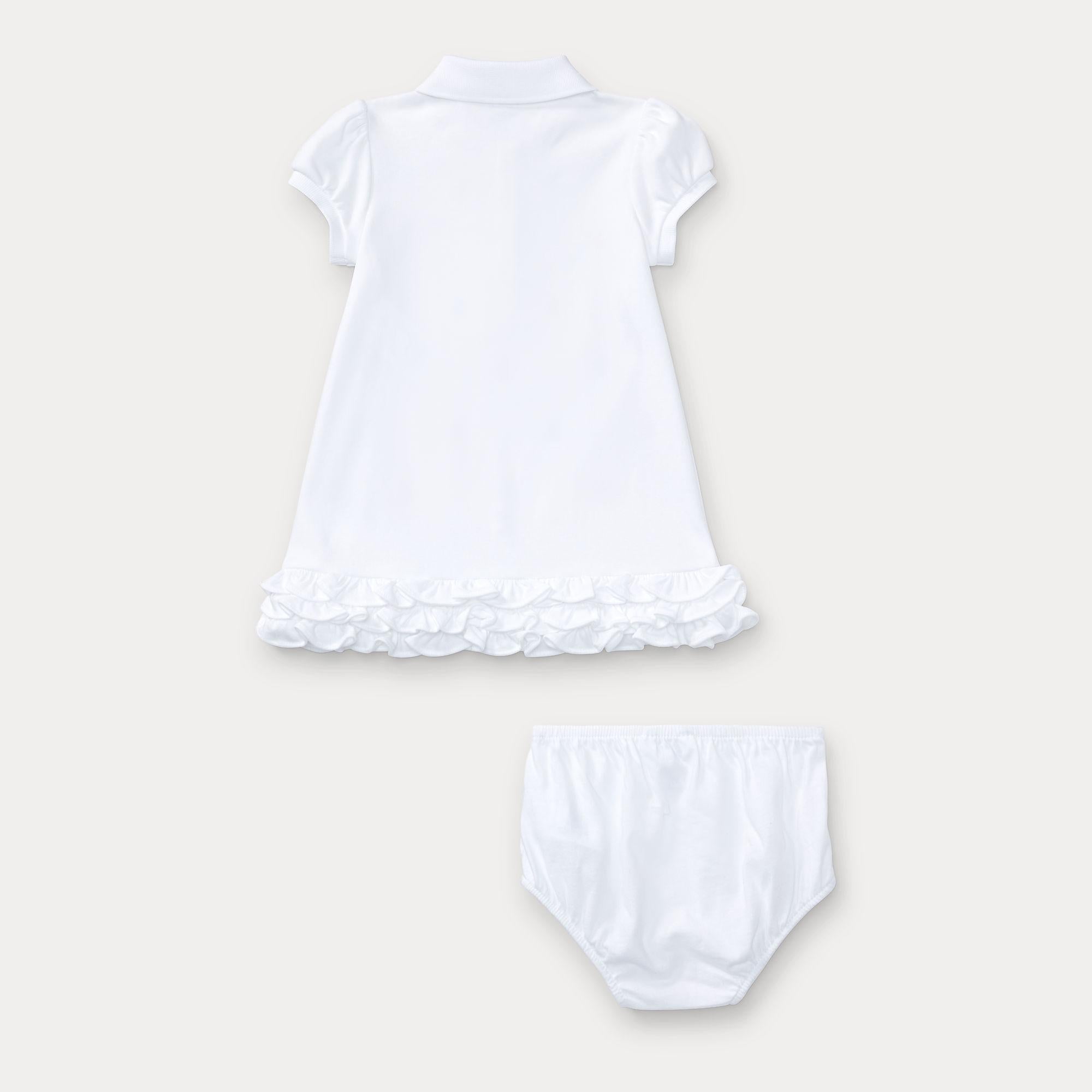 abito polo con volant e bloomer 310-676237 002 RALPH LAUREN POLO 