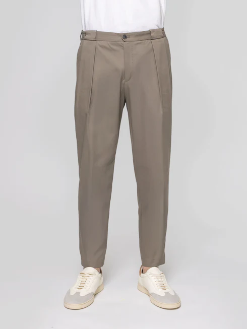 Pantalone portobello s doppia pinces PORTOBELLOS 325082 00036 BRIGLIA 