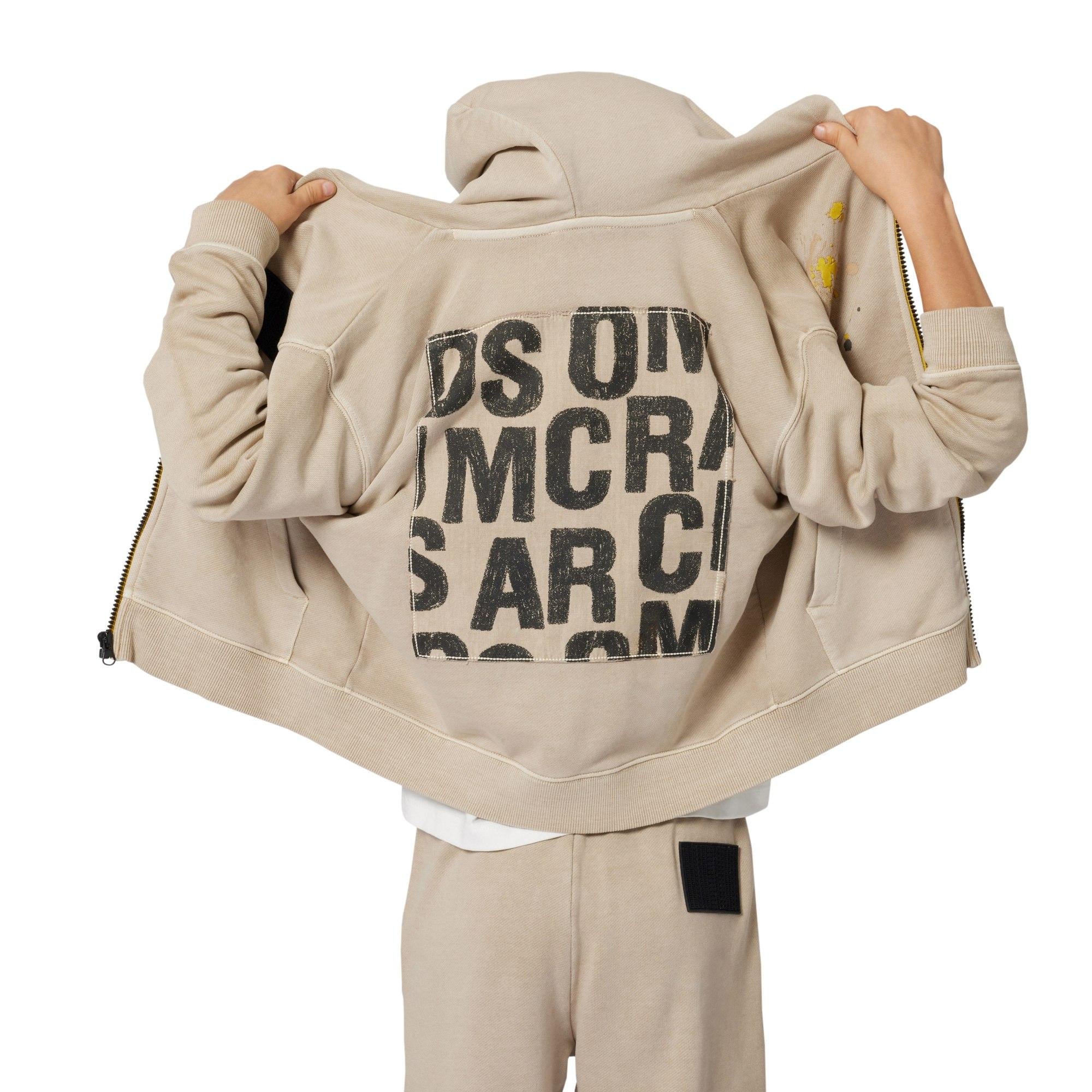 felpa full zip con cappuccio W60629 26C MARC JACOBS KIDS 