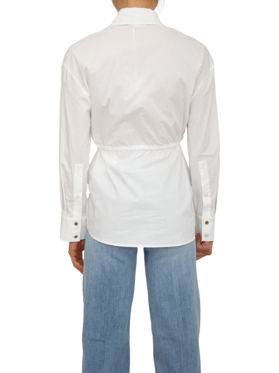 camicia in popeline WA6324T4853 10701 LIU JO WHITE 